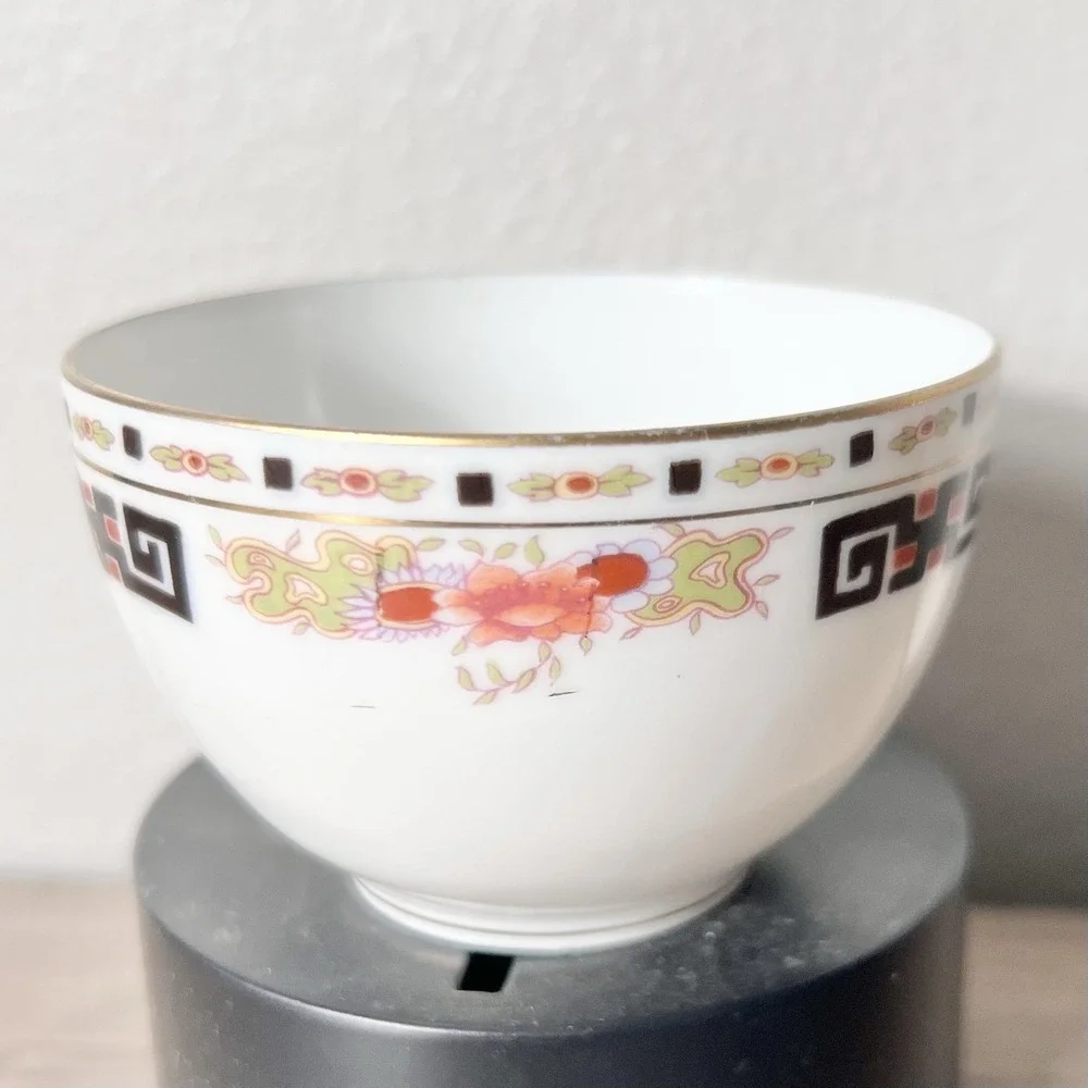 Antique T&V Limoges France Teacup Gold‎ Handle Greek Key 1907–1930